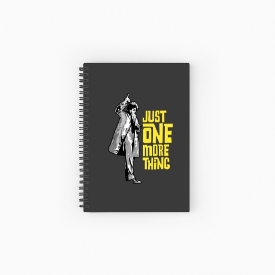 Discover Columbo - Just One More Thing Spiral Notebooks   Ruled Line