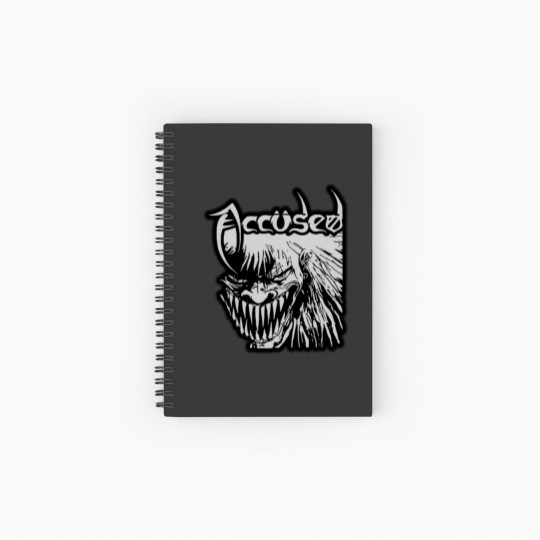 Discover Accused Metal Zone The Accused Group Show Spiral Notebooks   Ruled Line