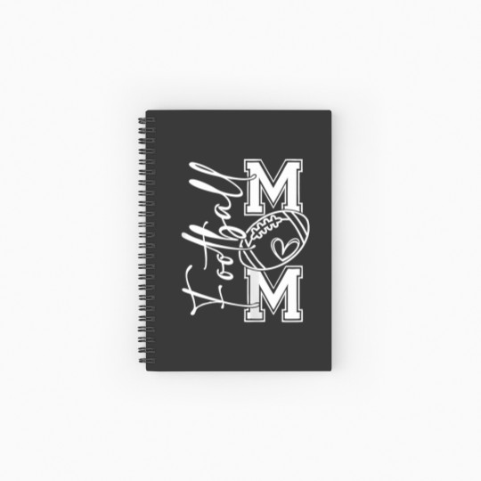 Discover Football Mom Spiral Notebooks