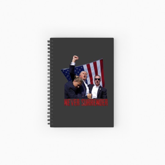 Discover Trump Shot Spiral Notebooks - Pennsylvania Rally 2024