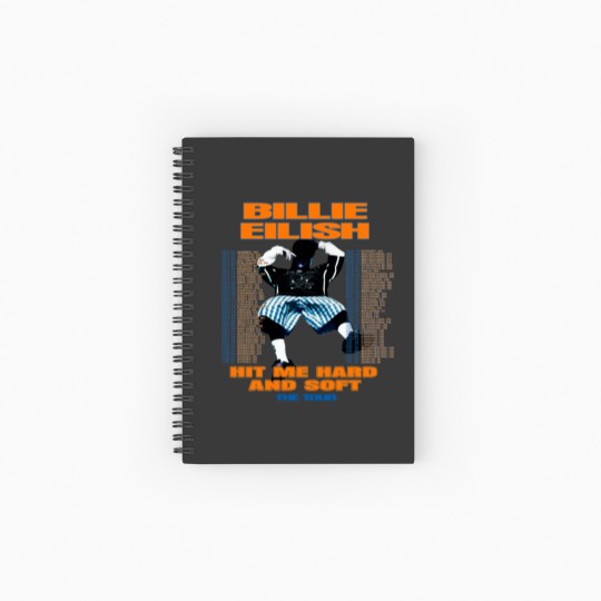 Discover Hit Me Hard and Soft tour Spiral Notebooks   Ruled Line, Billie Eilish Spiral Notebooks   Ruled Line