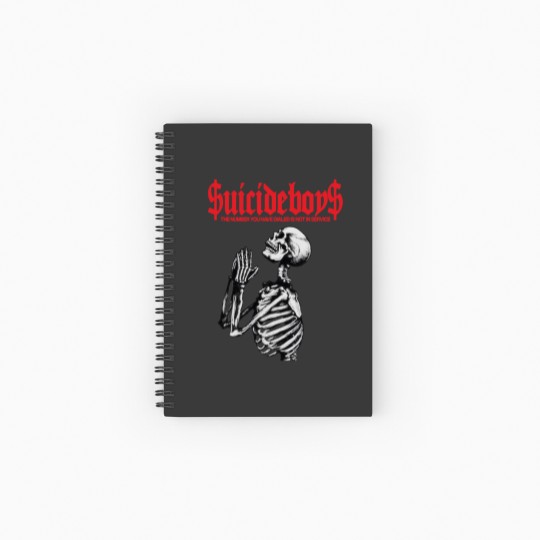 Discover SUICIDEBOYS Merch Spiral Notebooks