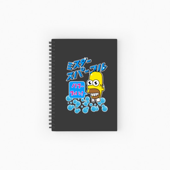 Discover Mr. Sparkle Japanese Homer Classic Spiral Notebooks   Ruled Line