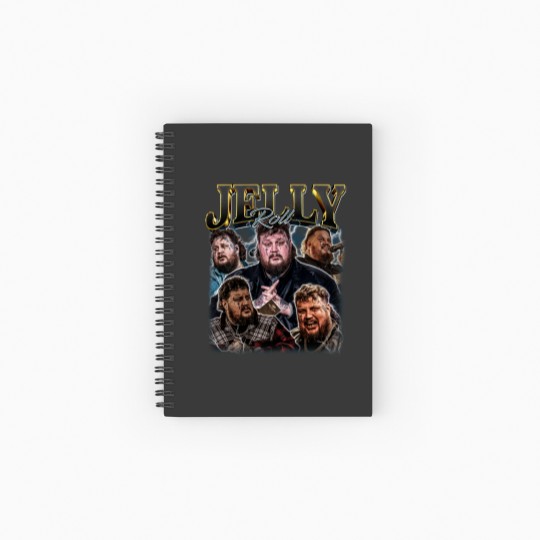 Discover Jelly Roll The Beautifully Broken Tour 2024 Spiral Notebooks   Ruled Line 90S Vintage Concert