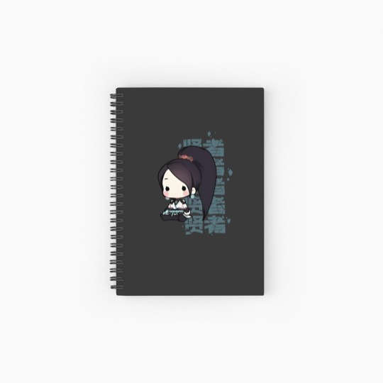 Discover Sage Valorant Spiral Notebook - Cute Chibi Agent Gamer Gift