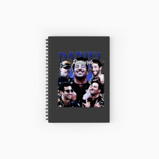 Discover Daniel Ricciardo Vintage Spiral Notebooks   Ruled Line, Gift For Woman and Man Unisex Spiral Notebooks   Ruled Line