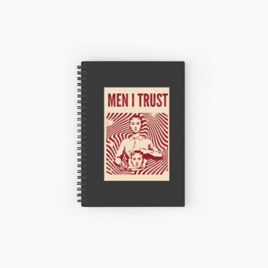 Discover Men I Trust - Vintage Logo Spiral Notebooks   Ruled Line