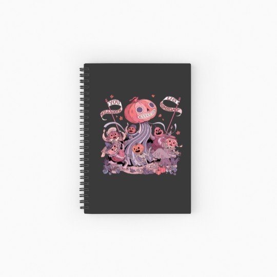 Discover Over The Garden Wall Spiral Notebooks   Ruled Line, Vintage Pottsfield Halloween Pumpkin Spiral Notebooks   Ruled Line