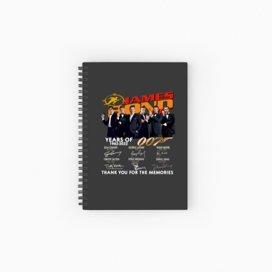 Discover James Bond 007 60th Anniversary Spiral Notebooks
