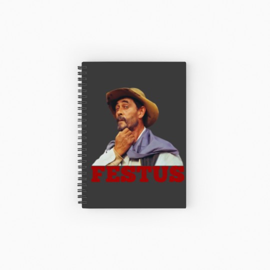 Discover Festus - Gunsmoke - 50s Tv Western Spiral Notebooks   Ruled Line