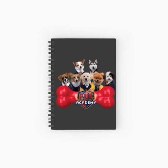 Discover Pup Academy Show Spiral Notebooks   Ruled Line