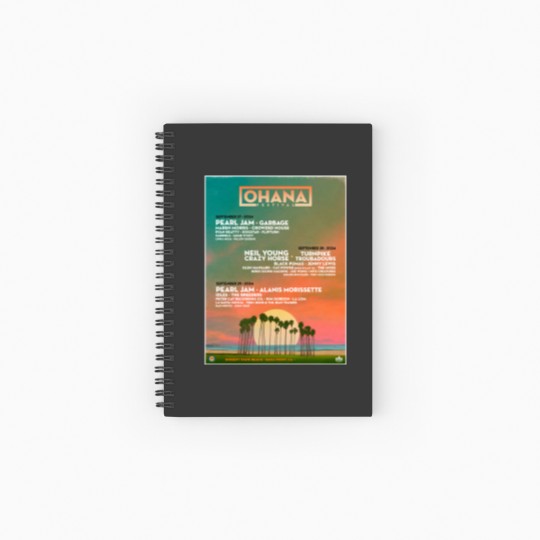 Discover OHANA MUSIC FESTIVAL 2024 Spiral Notebooks   Ruled Line