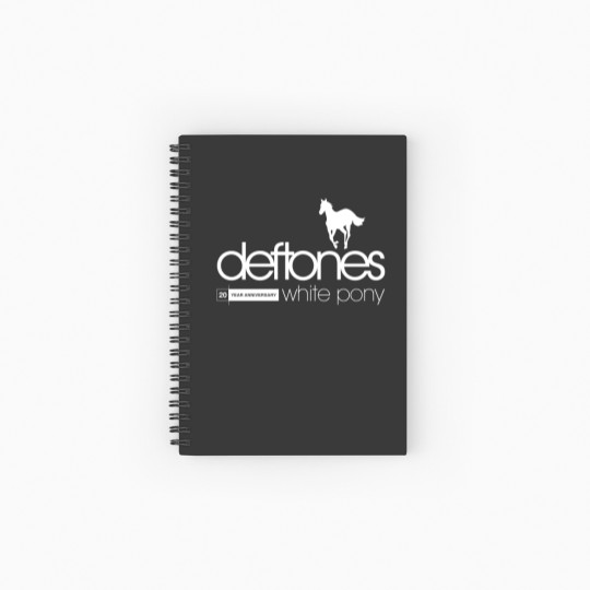 Discover Deftone White Pony 20th Anniversary Spiral Notebooks   Ruled Line