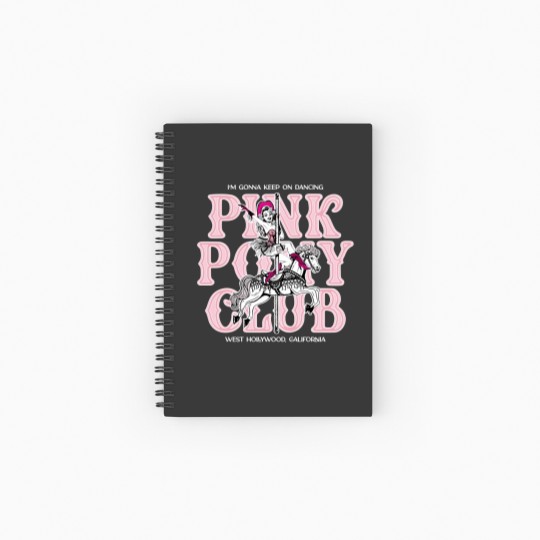 Discover Pink Pony Club Unisex Jersey Short Sleeve Spiral Notebooks   Ruled Line, Chappell Roan Fan Spiral Notebooks   Ruled Line