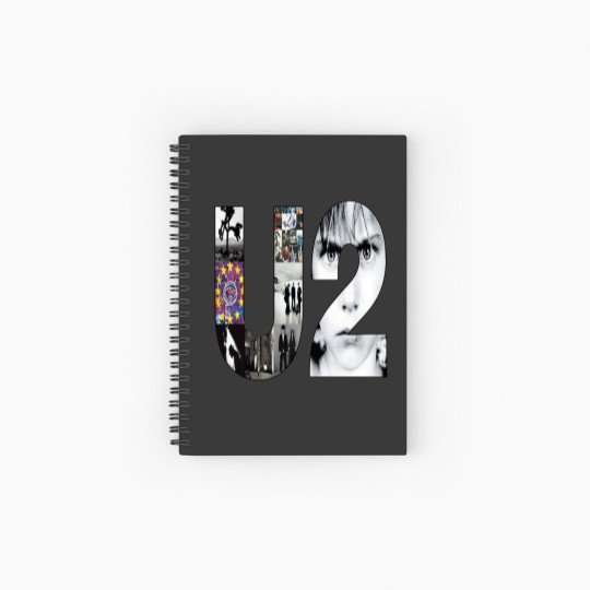 Discover U2 Band 90s Vintage Spiral Notebooks   Ruled Line, Achtung Baby U2 Tour 2023 Spiral Notebooks   Ruled Line