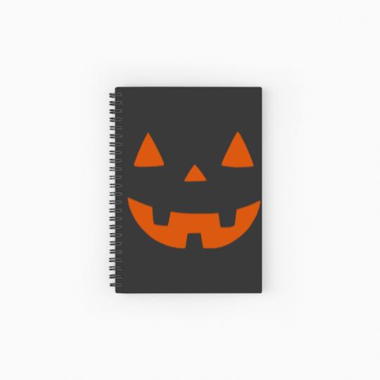 Discover Cute Pumpkin Face Spiral Notebook