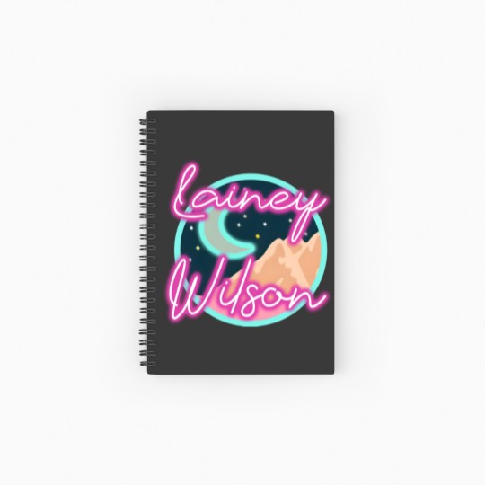 Discover Lainey Wilson Cowboy Neon Spiral Notebooks   Ruled Line