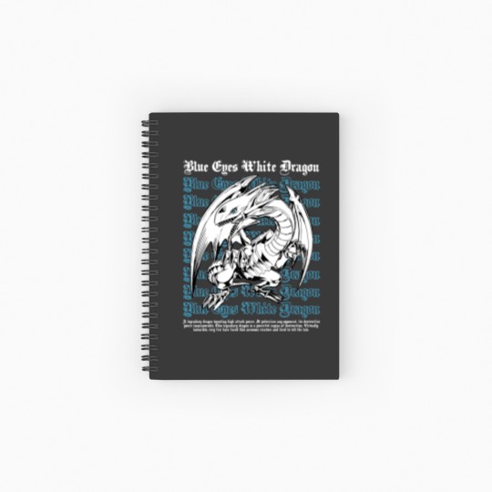 Discover Blue Eyes White Dragon Yugioh Duel Monsters Anime Spiral Notebooks   Ruled Line