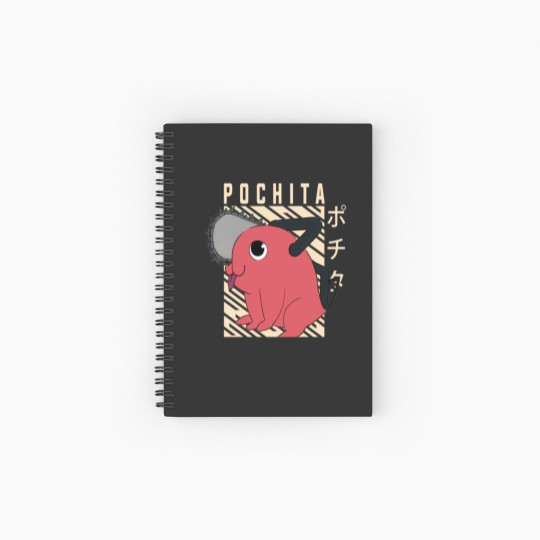Discover Pochita0 - Chainsaw Man0 Spiral Notebooks   Ruled Line