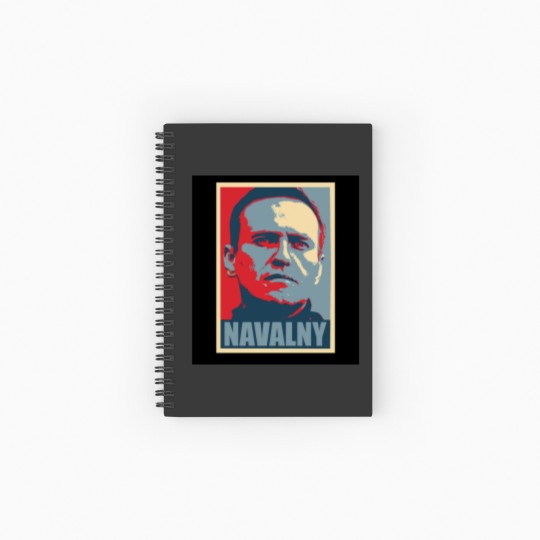 Discover Alexei Navalny Graphic Spiral Notebooks   Ruled Line, Alexei Navalny 1976-2024 Spiral Notebooks   Ruled Line