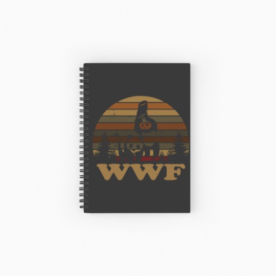 Discover VINTAGE - WWF Panda Jiu-Jitsu - Vintage - Spiral Notebooks   Ruled Line