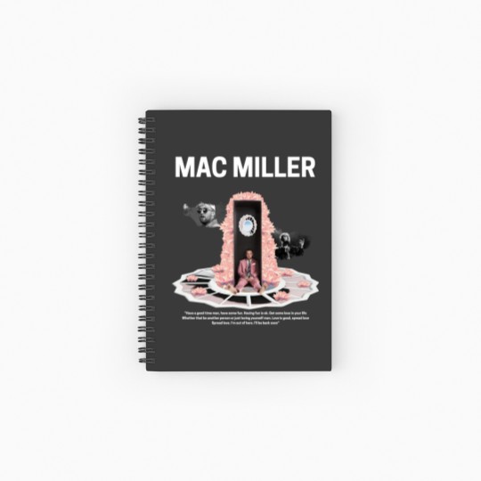 Discover Mac Miller Self Care Vintage Spiral Notebooks