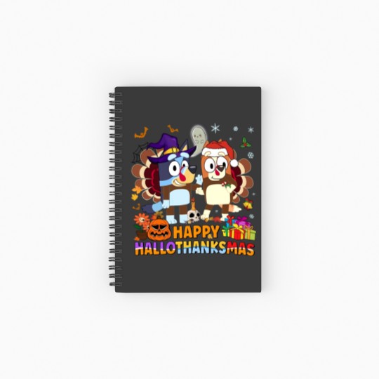 Discover BlueyDad Bingo Halloween Thanksgiving Spiral Notebooks