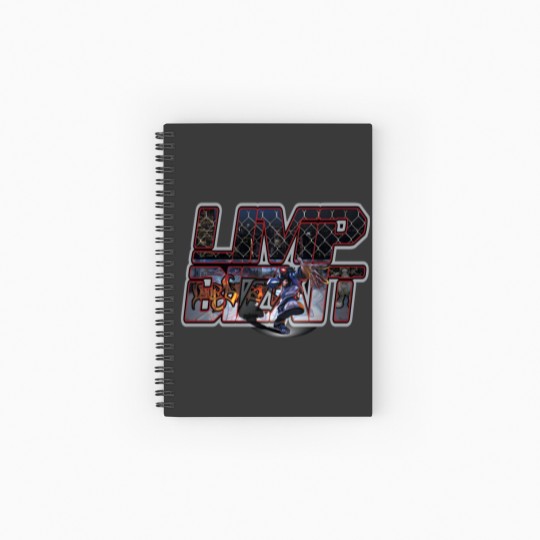 Discover Ruled Line Spiral Notebooks featuring Cat Robots and Limp Bizkit
