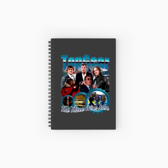 Discover Top Gear Jeremy Clarkson James May Richard Hammond Spiral Notebooks   Ruled Line