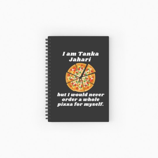 Discover Impractical Jokers Tanka Jahari Pizza Spiral Notebooks   Ruled Line