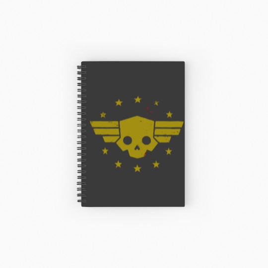 Discover Helldivers 2 Spiral Notebooks   Ruled Line, Helldivers Game Spiral Notebooks   Ruled Line, Game Gift Idea