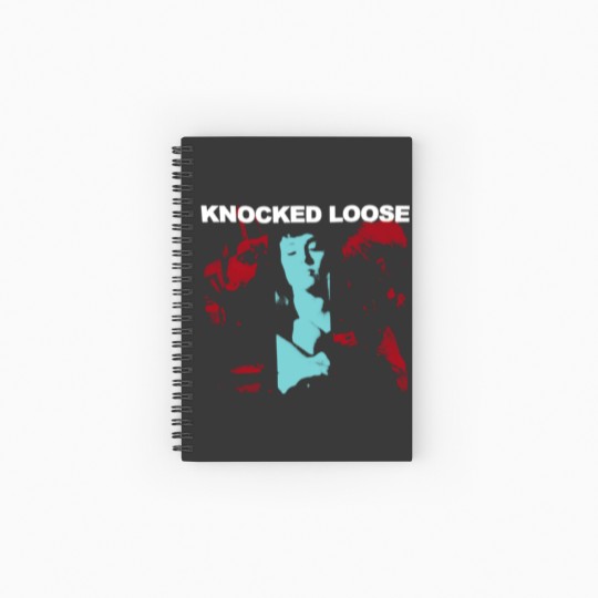 Discover Knocked Loose Merch Knocked Loose Happiness Spiral Notebooks   Ruled Line Spiral Notebooks   Ruled Line