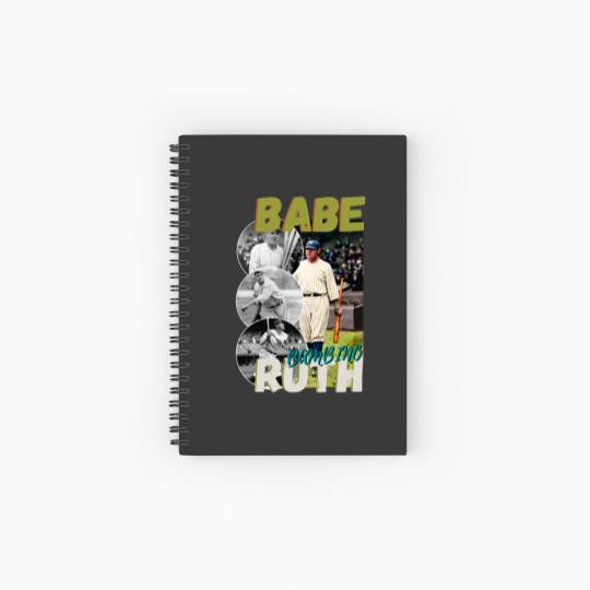 Discover Babe Ruth Vintage Spiral Notebook