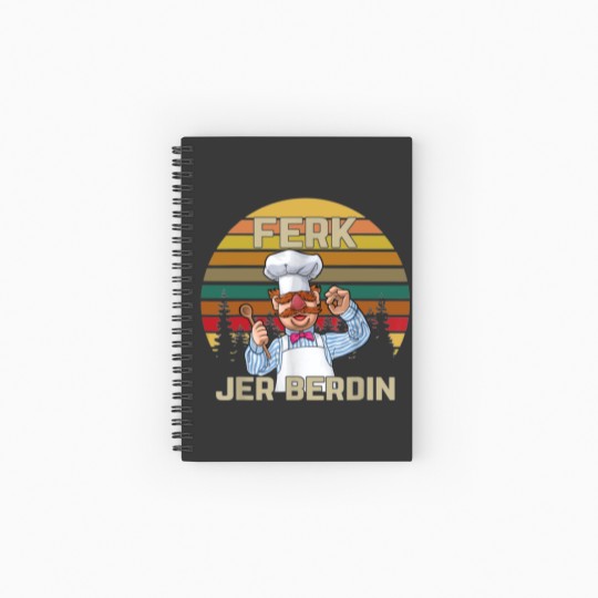 Discover Ferk Jer Berdin Chef Spiral Notebooks   Ruled Line