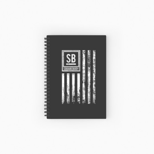 Discover squarebody truck c10 usa flag squarebody nation Spiral Notebooks   Ruled Line