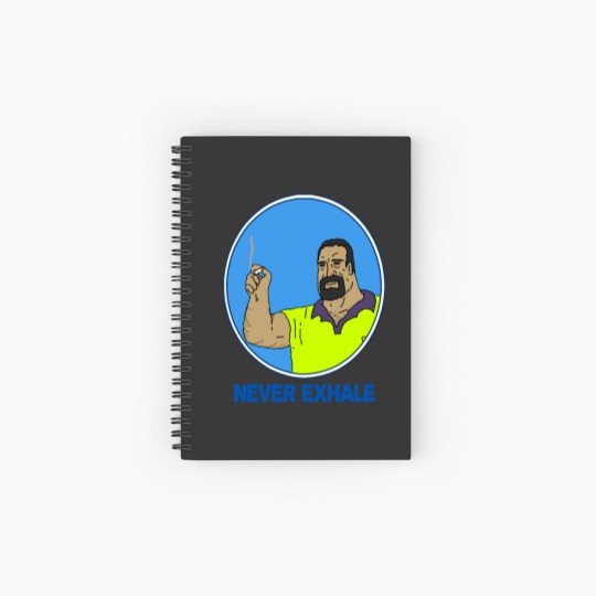 Discover Never Exhale Mike Nolan Big Lez Show Spiral Notebooks   Ruled Line