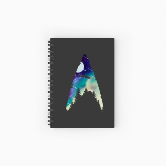 Discover The Next Generation Starfleet Galactic Insignia Spiral Notebooks   Ruled Line