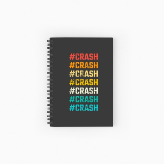 Discover Hashtag Crash Crash Spiral Notebooks   Ruled Line