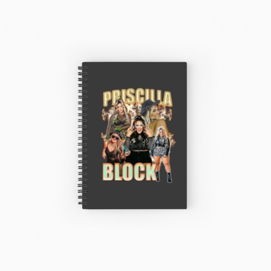 Discover Vintage Priscilla Block 90s Spiral Notebooks   Ruled Line