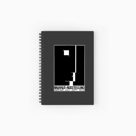 Discover Camicia del movimento Bauhaus, Spiral Notebooks   Ruled Line artistica Bauhaus, camicia Bauhaus, Bauhaus