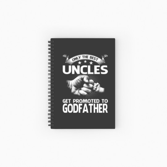 Discover only the uncles get promoted to godfather Spiral Notebooks   Ruled Line