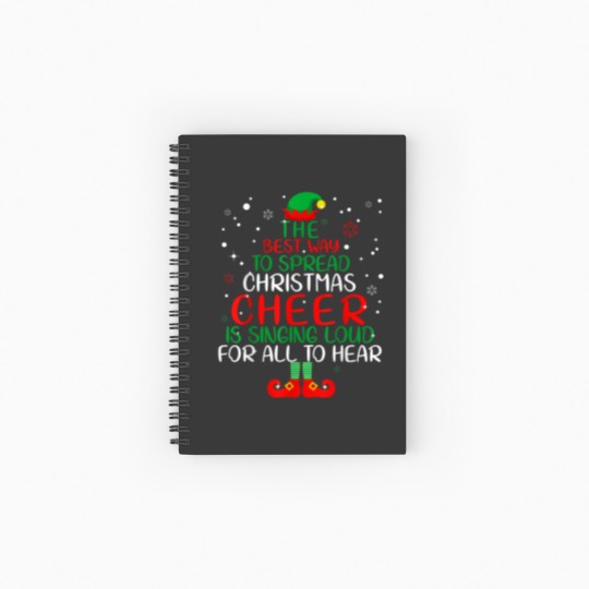 Discover Elf The Best Way To Spread Christmas Cheer Spiral Notebooks   Ruled Line