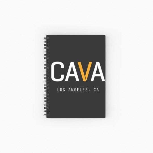Discover Cava Industries Food Spiral Notebooks   Ruled Line