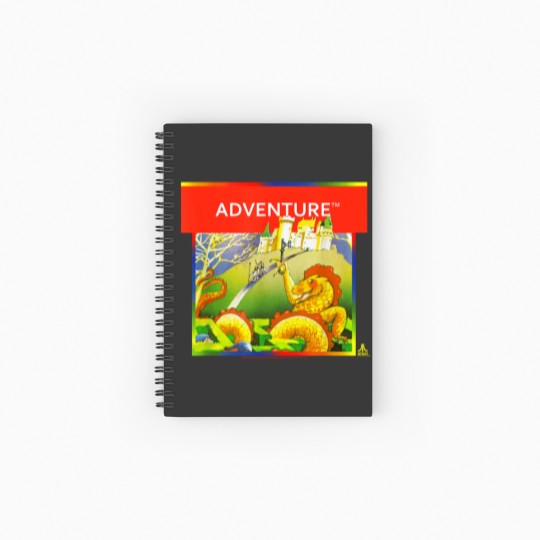 Discover Atari Adventure Box Art Spiral Notebooks   Ruled Line