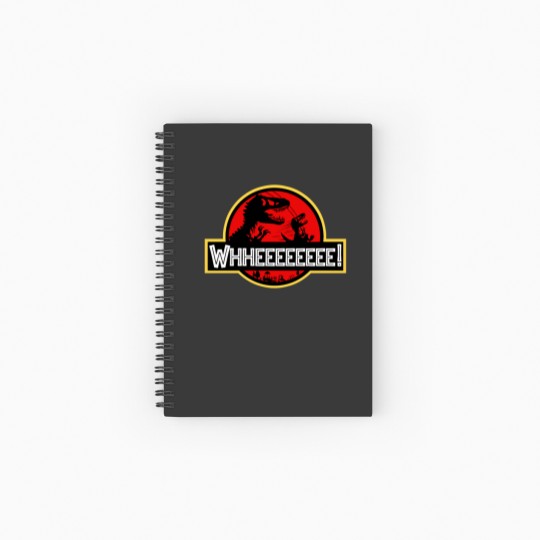 Discover Whheeeee! (Jurassic swingset) - Jurassic Park - Spiral Notebooks   Ruled Line