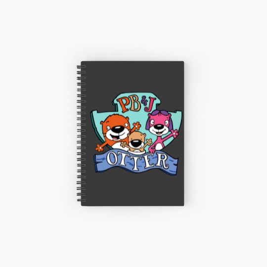 Discover PB And J Otter Sticker Spiral Notebooks   Ruled Line