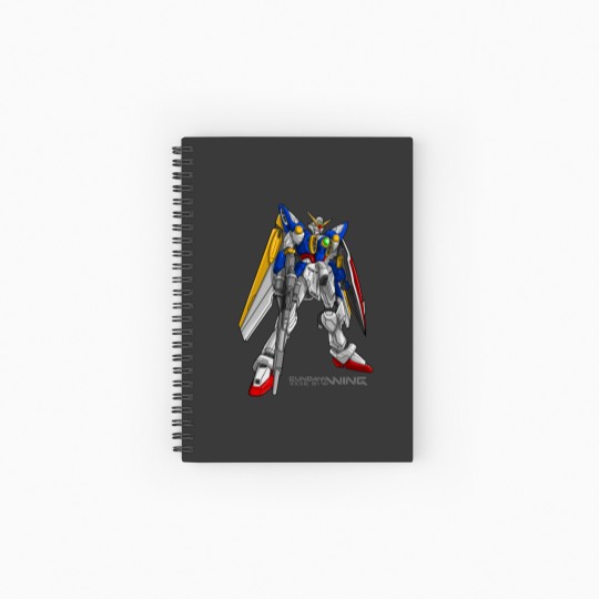 Discover Wing Gundam Spiral Notebooks   Ruled Line