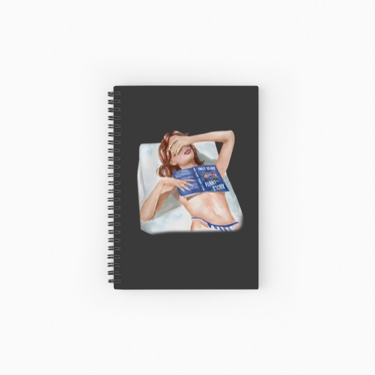 Discover Funny Story by Emily Henry book Spiral Notebooks   Ruled Line