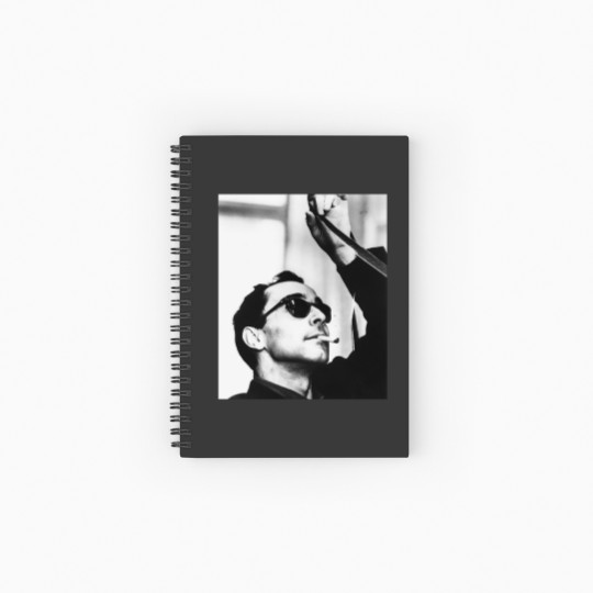 Discover Jean Luc Godard Vintage Spiral Notebooks   Ruled Line