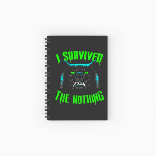 Discover Gmork I Survived The Nothing Neverending Vintage 80s Story Spiral Notebooks   Ruled Line